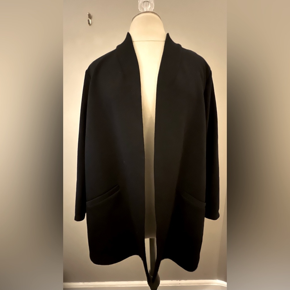 Eileen Fisher black cardigan women’s size L